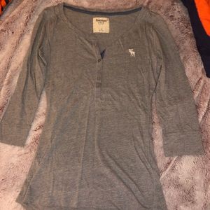Abercrombie and Fitch quarter sleeve shirt